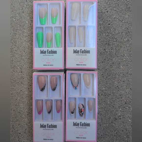 Press-On Nails Set - 4pk Bundle - Picture 1 of 1